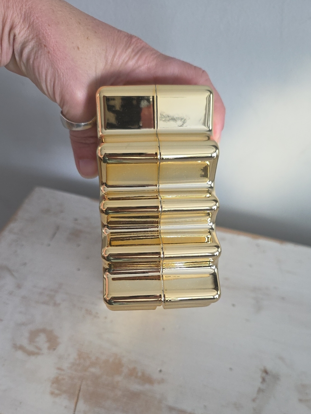 Cult Gaia Paloma Clutch In Shiny Gold - Picture 4 of 13